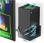TotalMount – Wall Mount for Xbox Series X – Prevents Your Xbox from Falling by Securing Each Side (Standard Bundle: Wall Mount)