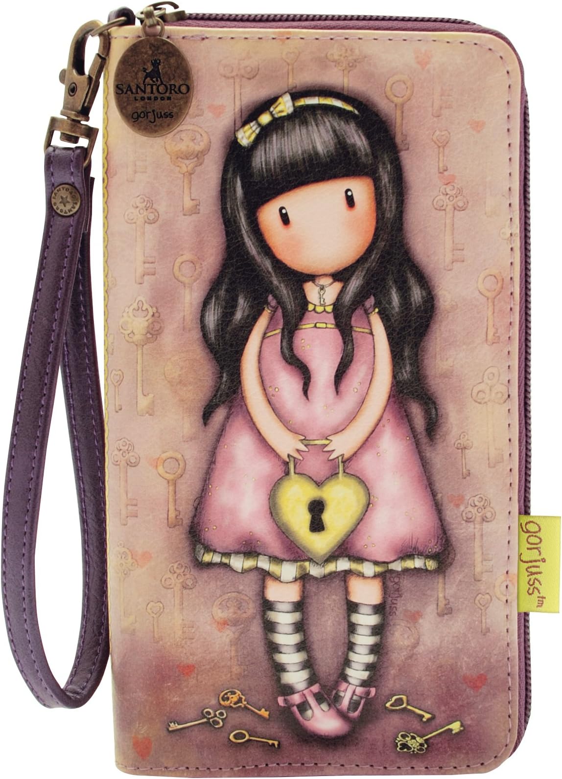 Santoro Gorjuss Large Zip Wallet - The Secret