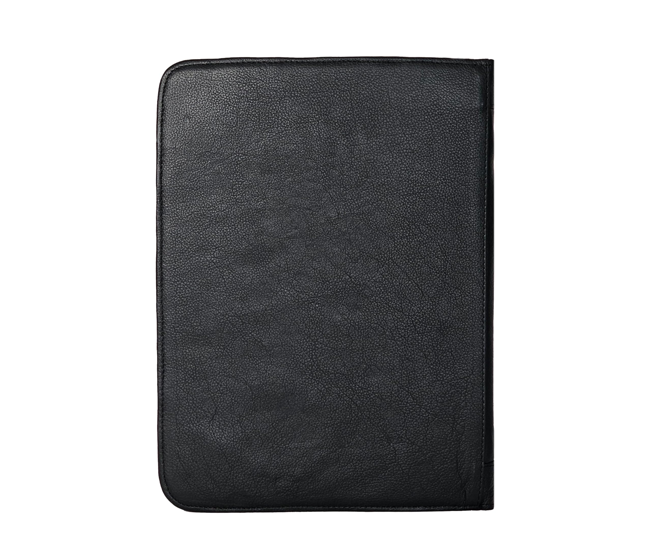 JAALD A4 Cartella Portadocumenti Portablocco in Pelle Valigetta Professionale da Conferenza per Documenti Elegante Ufficio Casual Viaggio Vintage Regalo