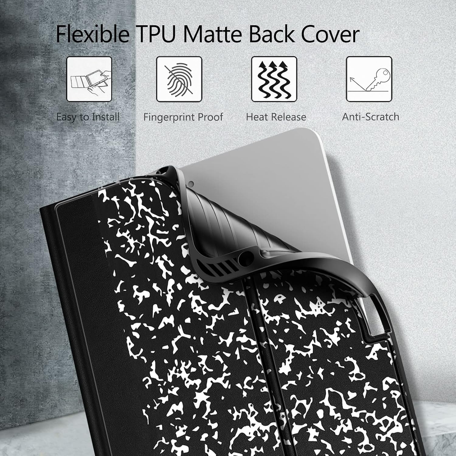 Fintie Keyboard Case for iPad Air 5th Generation (2022) / iPad Air 4th Gen (2020) 10.9 Inch with Pencil Holder - Soft TPU Back Cover w/Magnetically Detachable Bluetooth Keyboard, Backlight/Composition