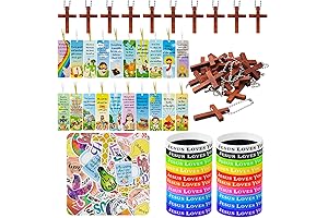 Christian Party Favors for Kids - 160 Pcs Inspirational Religious Gifts