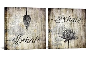 Zen Inhale Exhale Canvas Wall Art