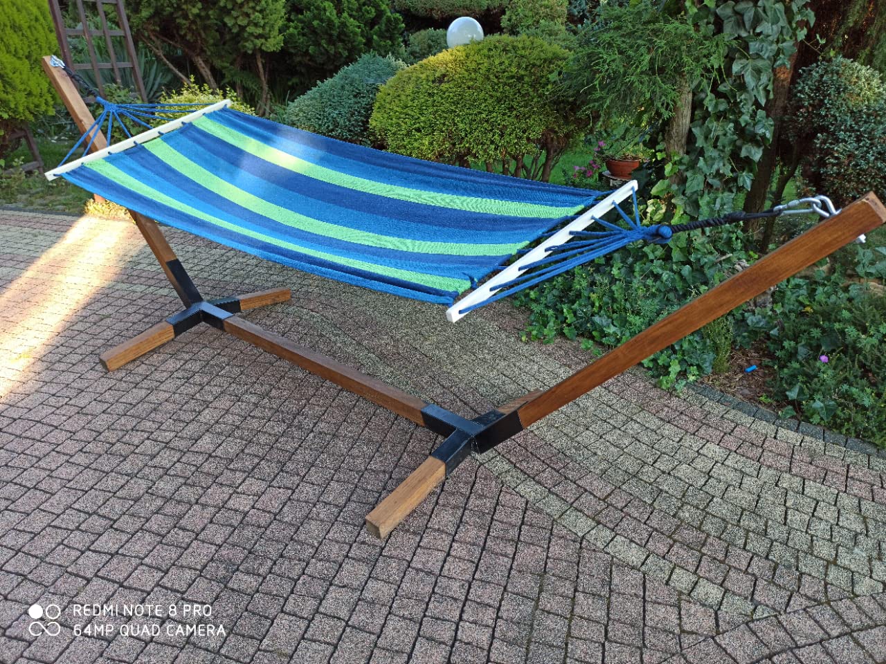 Cadre de hamac en bois dur 200 kg Universel Marron