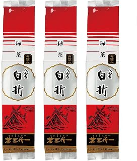 茶三代一 抹茶入り八雲白折 赤印 １３５g × ３本