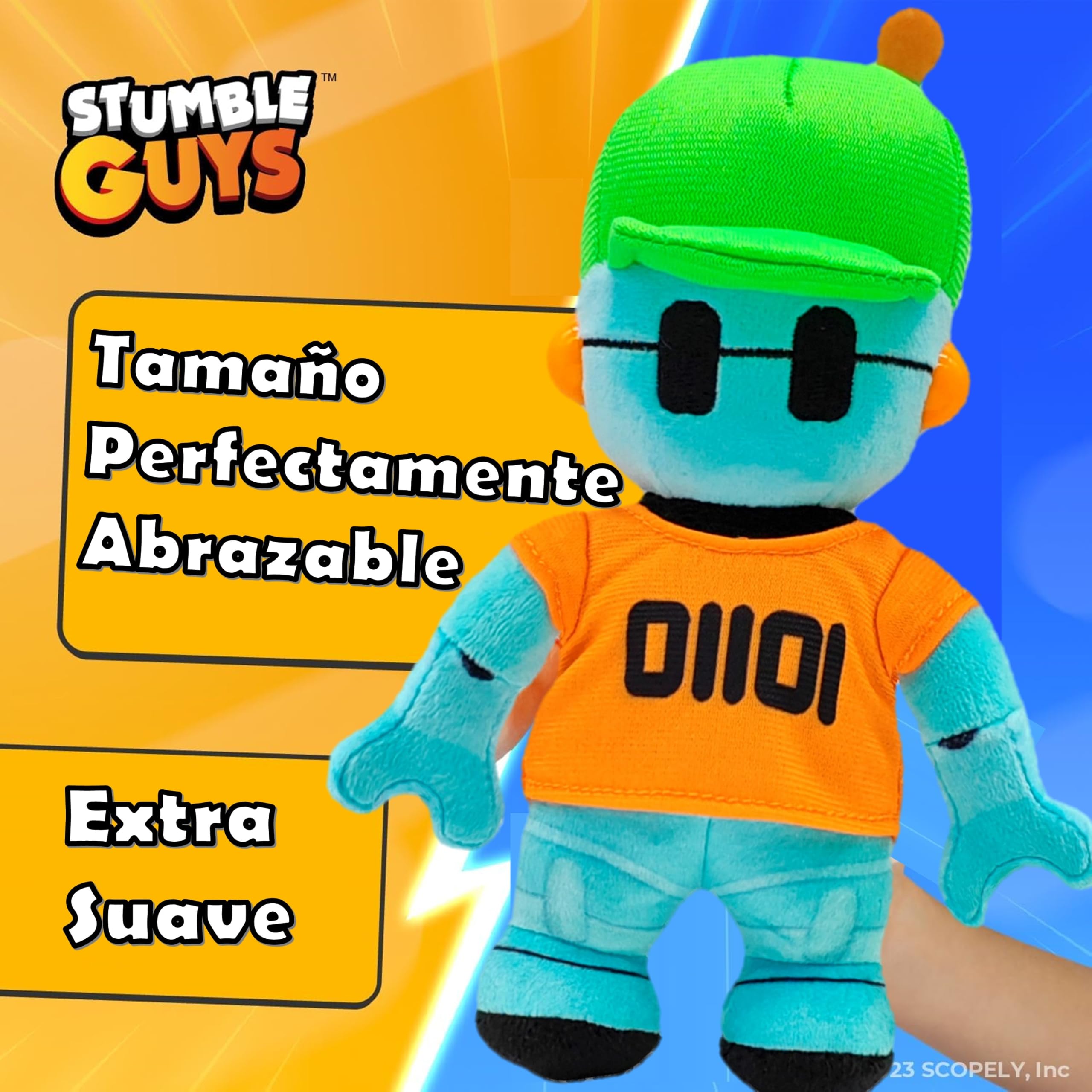 FIGURA COLECCIONABLE STUMBLE GUYS ROBOT GUY CON ACCESORIOS