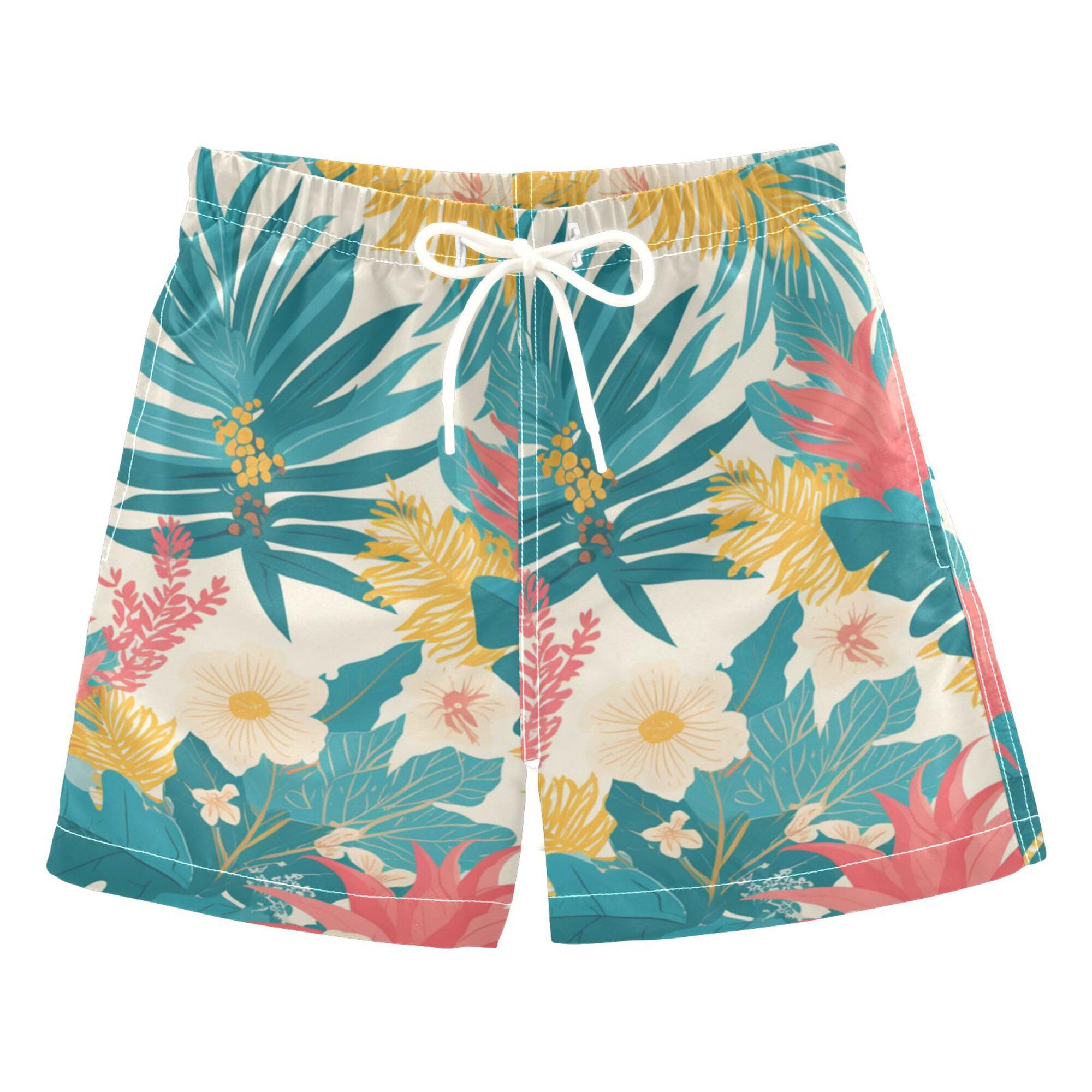 linqin Boys Swim Trunks Toddler Beach Board Shorts, Quick Dry Swim Shorts Suits 2-16 Years