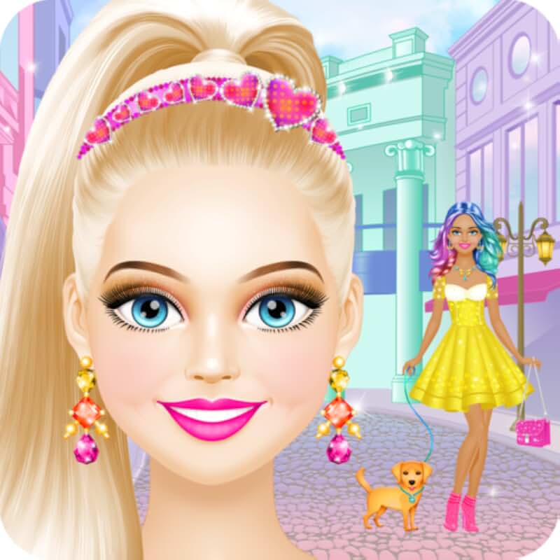 Игр барби макияж. Игры макияж и одевалки. модные девочки игра. barbie game makeover. princess games.