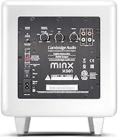 Vista 4 de Cambridge Audio Minx X301 Subwoofer de 300 vatios con amplificador activo Blanco brillante