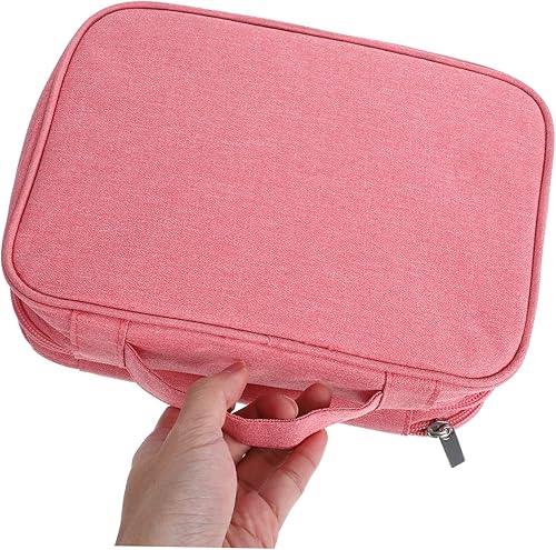 Miniatura 6 de Organizador electrónico portátil Bolsa de almacenamiento de accesorios para viajes de negocios y capacidad de uso al aire libre para cables,