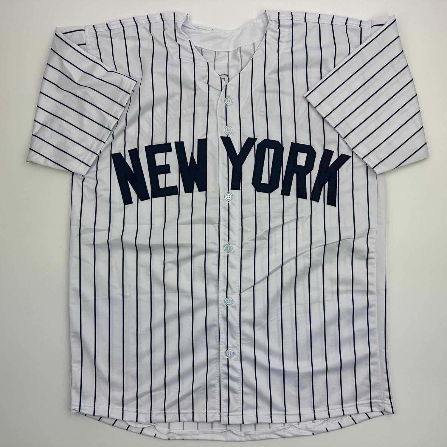 Facsimile Autographed Paul Goldschmidt New York Pinstripe Reprint Laser Auto Baseball Jersey Size Men's XL - Image 3