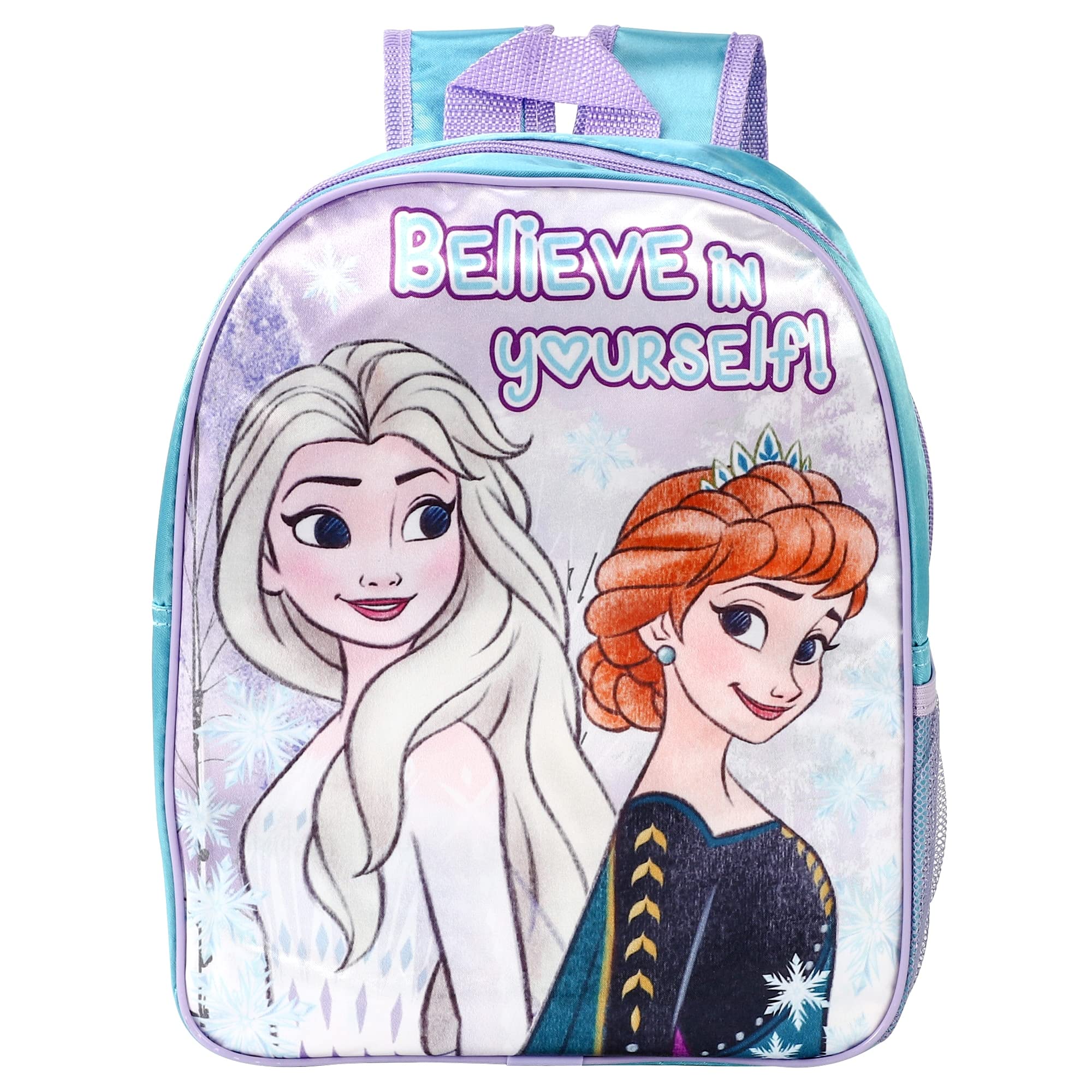 Frozen Premium Rucksack Backpack for Kids featuring Dynamic Blue & Purple Design