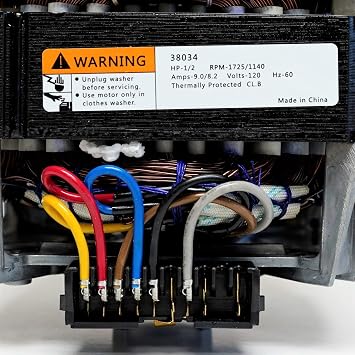 Washing machine motor 38034