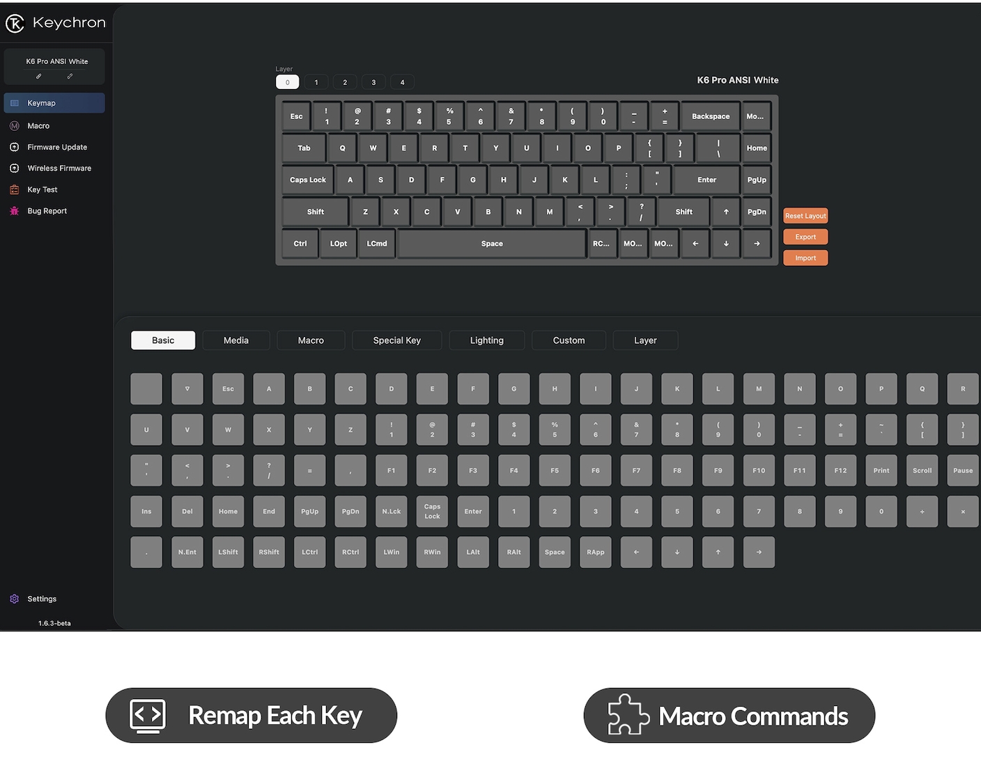 Amazon.com: Keychron K6 Pro Wireless Custom Mechanical Keyboard