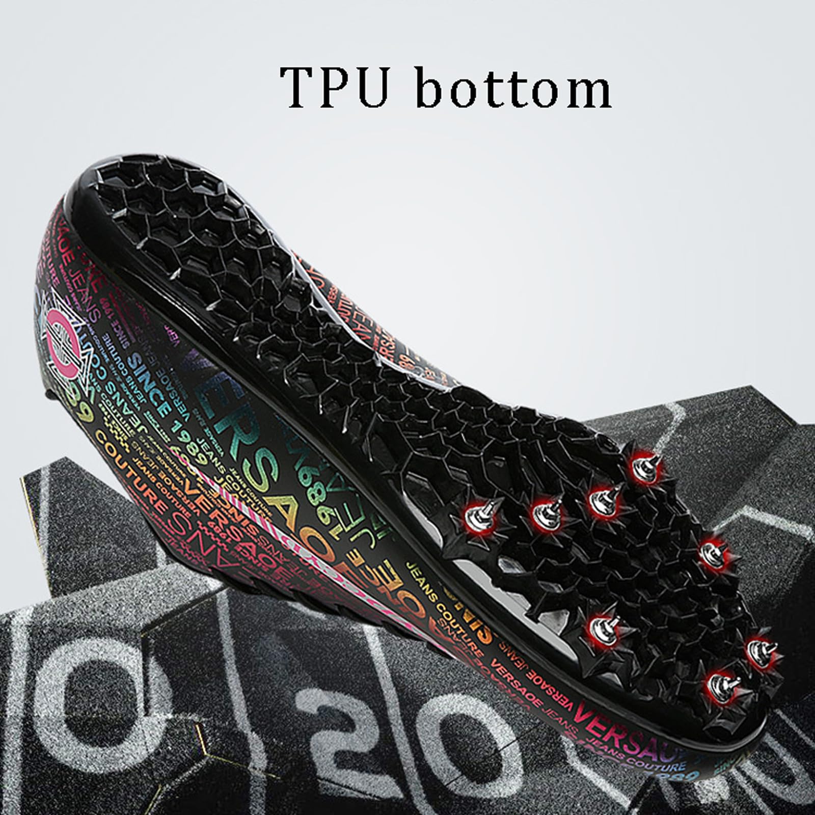 picos de atletismo,Clavos de Running,Ligero Transpirable Zapatillas Deportivas Profesionales,CóModas,Antideslizantes,Zapatillas de Entrenamiento,8 Clavos,para Hombre,Mujer,Junior,para Pista