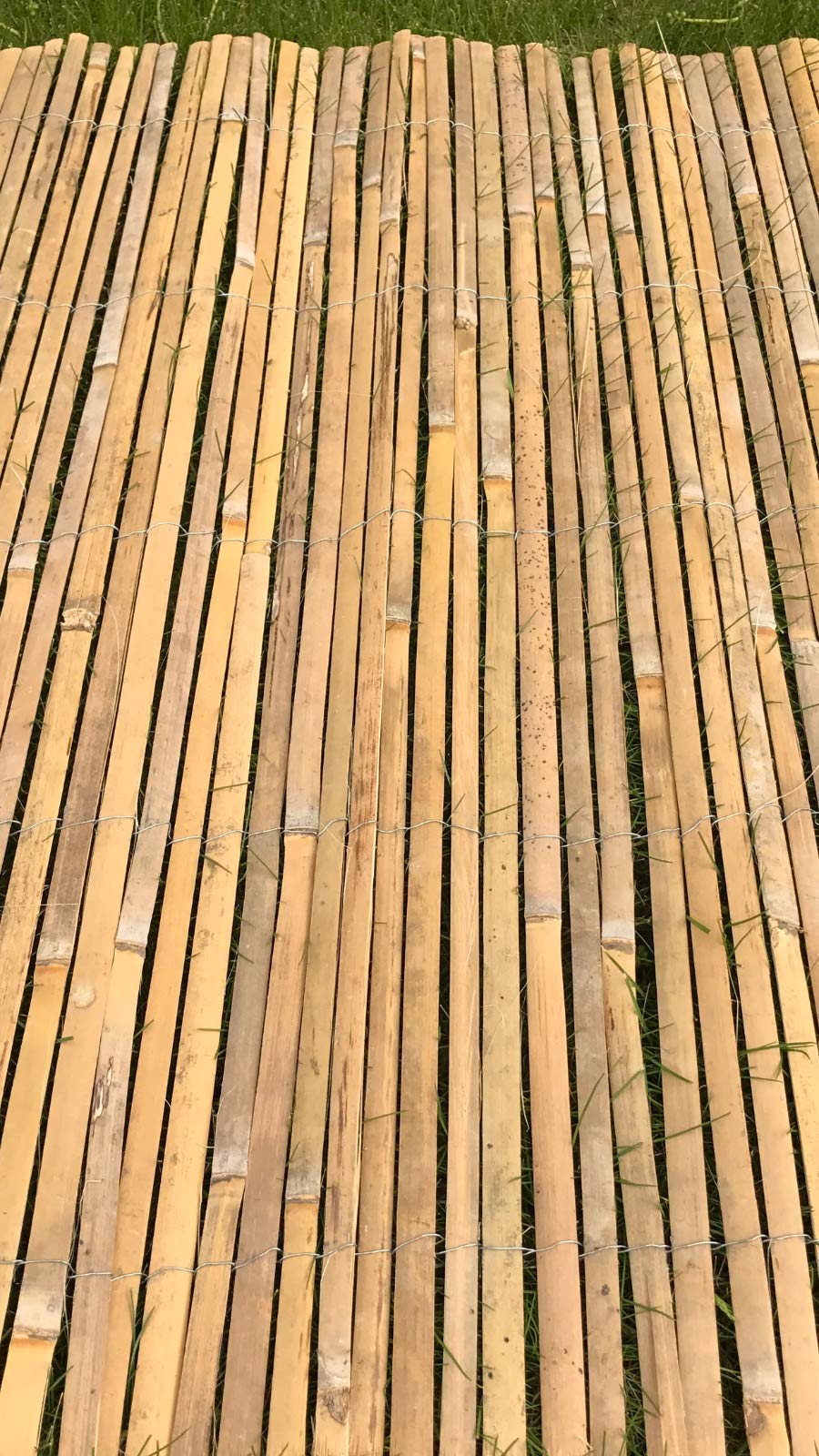 Buy Best Artificial Real Bamboo Slat Fencing Screening Roll for Garden