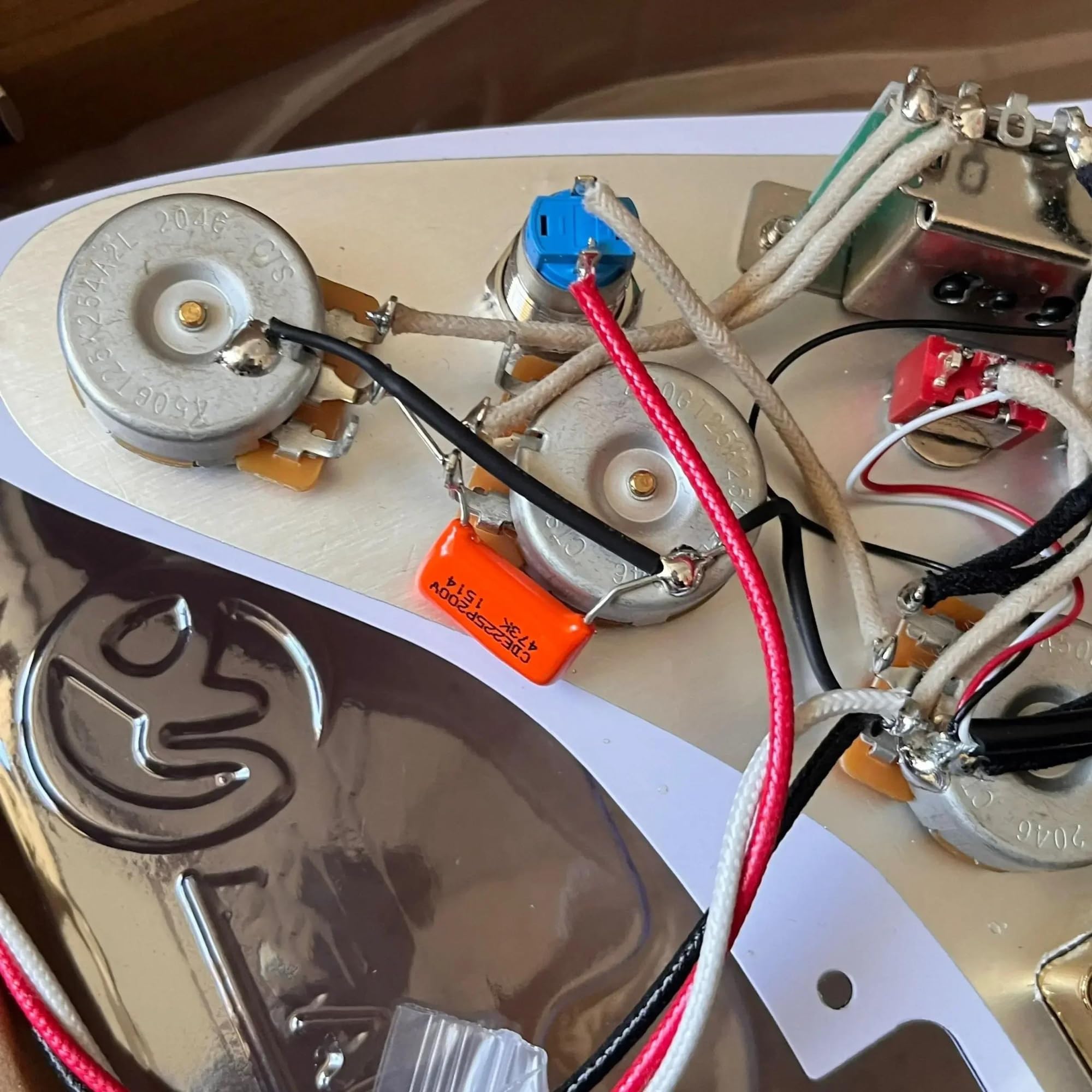 Principiante Golpeador Pastilla SSH-Juego De Golpeador ST Para Guitarra Precableada Pastillas Humbucker Alnico 5 Interruptor De Apagado División De Bobina Para Guitarras FD ST