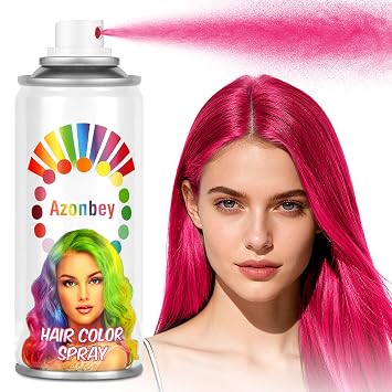 Halloween Hair Spray,Temporary Hair Color Spray for Women Kids Men,Washable Hairspray,Colored Hair Spray,Color Hairspray for Halloween,Party,Cosplay,Christmas Day 01#Pink