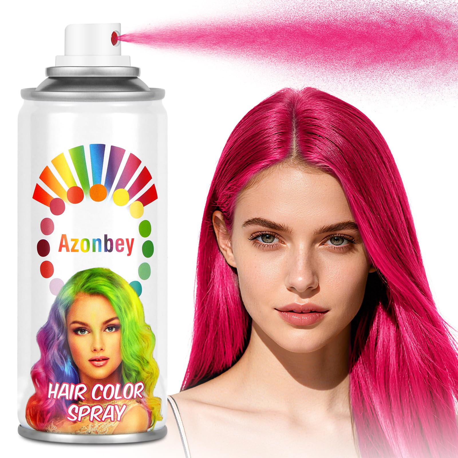 Halloween Hair Spray,Temporary Hair Color Spray for Women Kids Men,Washable Hairspray,Colored Hair Spray,Color Hairspray for Halloween,Party,Cosplay,