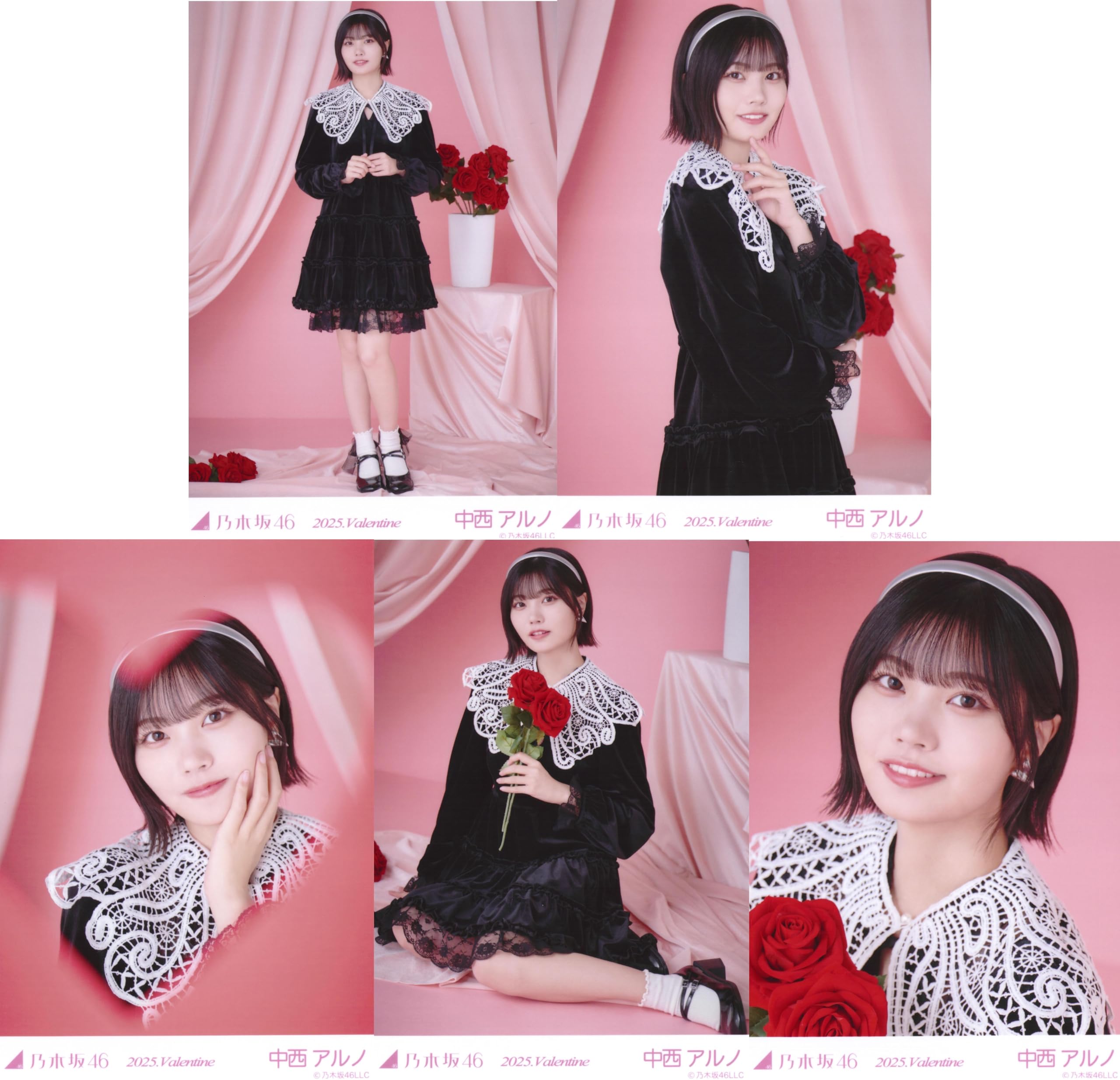Amazon.co.jp: 乃木坂46 2025年2月個別生写真5枚セット バレンタイン