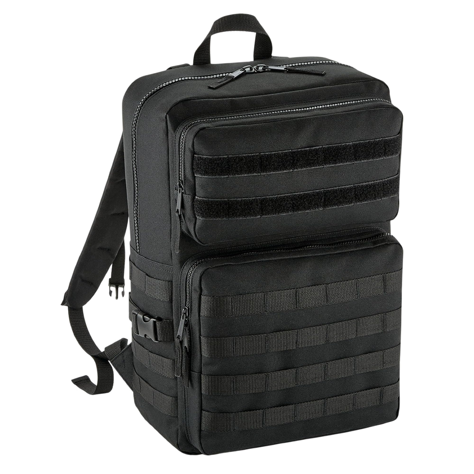 Bagbase Unisex Black Bg848 Molle Tactical Backpack