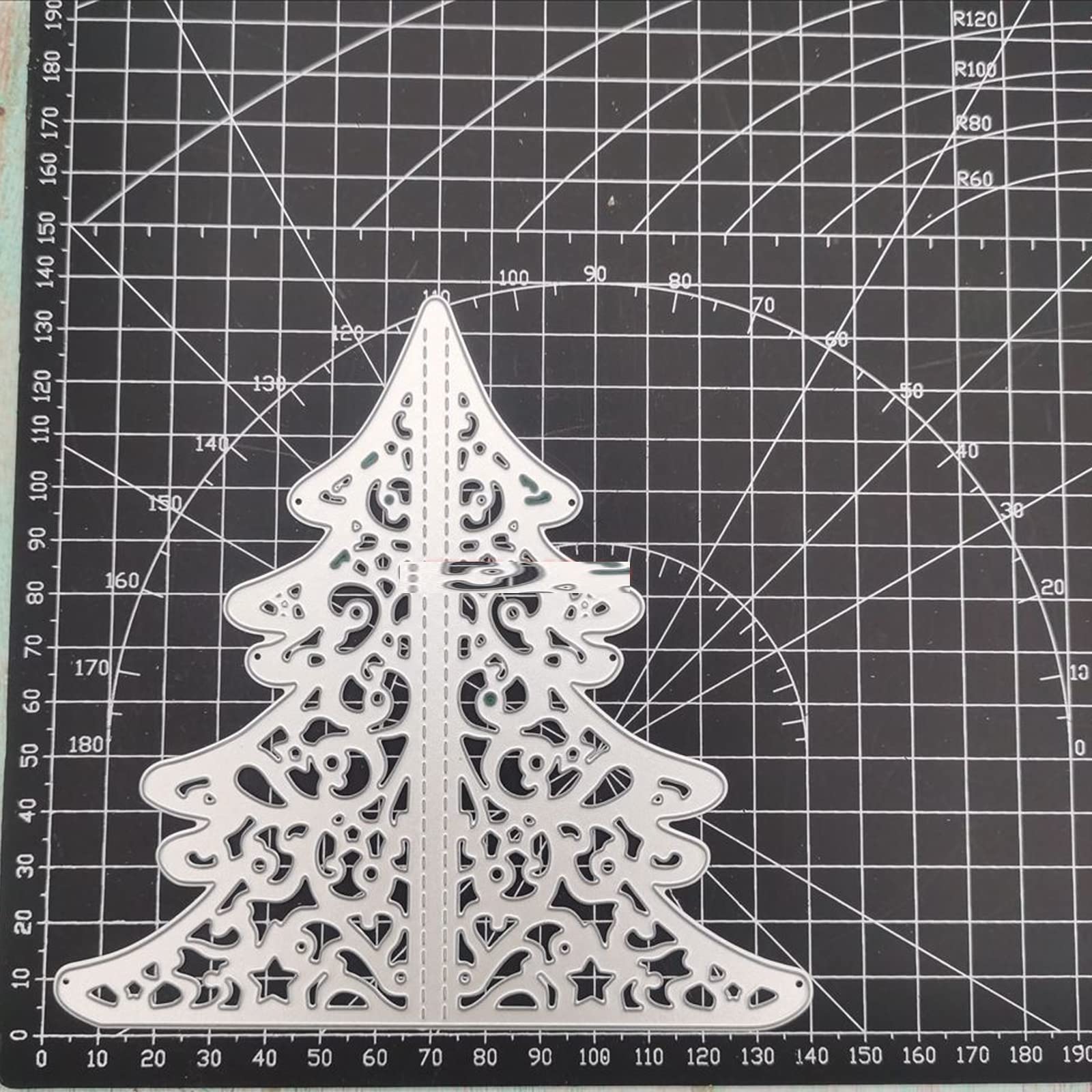 Merry Christmas Brief Blad Bloem Snijmallen voor Kaarten Maken, Snijmallen Gesneden Stencils voor DIY Scrapbooking Fotoalbum Decoratieve Embossing Papier Matrijzen voor Kaarten Maken Templated Leuke