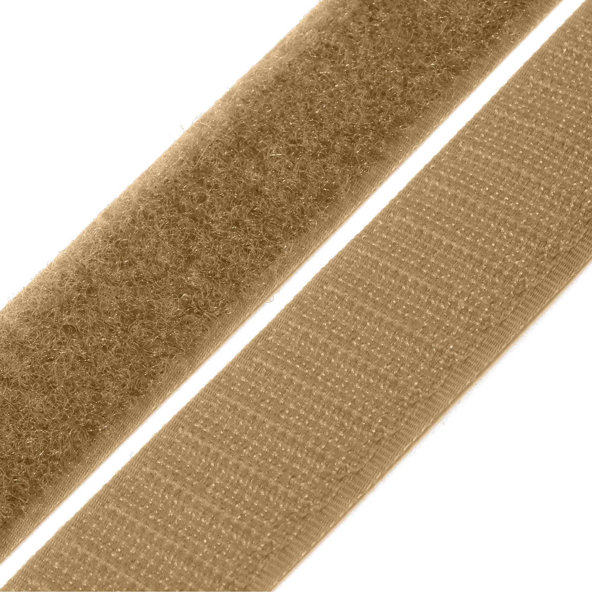 1 Inch Coyote Tan Hook and Loop Tape 10 Yards Sew on Non-Adhesive Nylon Heavy Duty Strips Fabric Roll Fastener Set Ideal for Military Form Bags Clothes Shoes Backpacks Home Office School Craft DIY