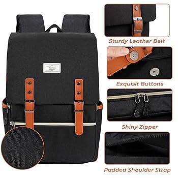 Amazon.com: Ronyes Vintage Laptop Backpack for Women Men