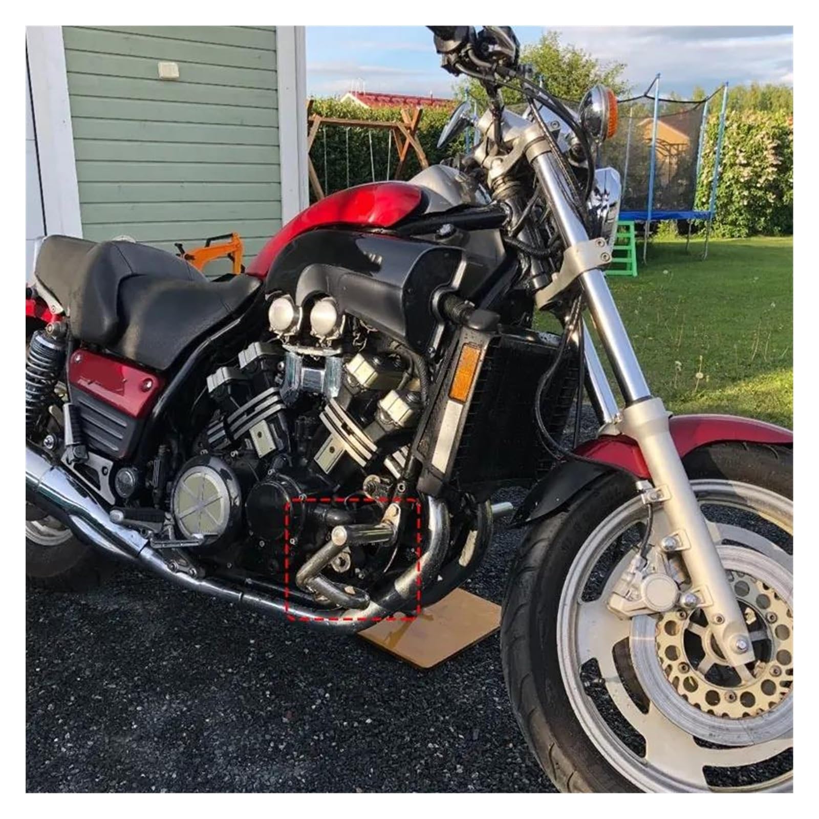 Amazon | エンジンガード ために VMAX 1200 1991-2007 エンジンガード