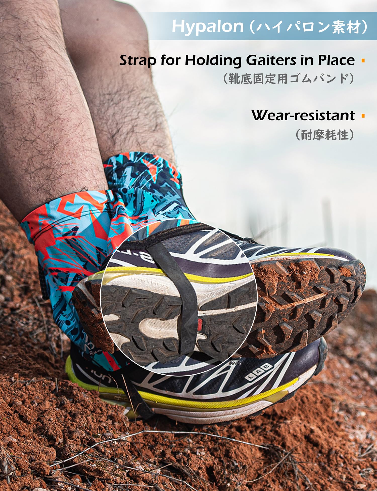 TRIWONDER Polainas Impermeable Transpirable para Zapatos Trail Gaiters Bajos Running Camping Montaña Senderismo