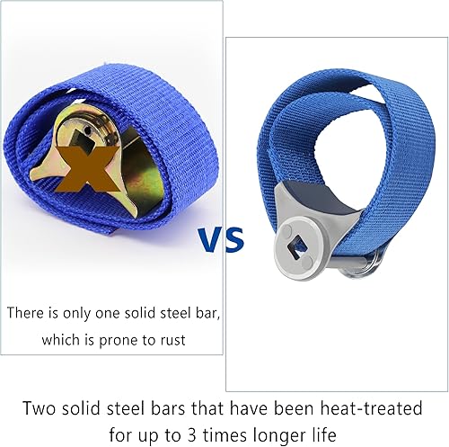 Miniatura 6 de Llave de filtro de aceite con llave de correa, herramienta de extracción de filtro de aceite ajustable para filtro de aceite de 2.362 in-7.087 in,