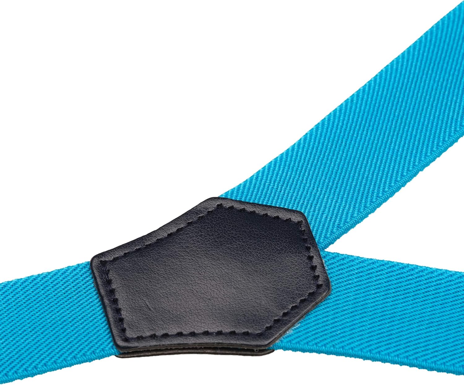 Unisex Suspenders for Men and Women - 1" Width - Y Back with Strong Clips - One Size Fits All