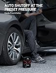 AstroAI S1 Tire Inflator Portable Air Compressor 12V DC 150PSI with Digital Gauge, Auto Shut-Off Preset Pressure Rapid Inflation, Compact Air Pump for Car Tires, Motorcycle Bike, Ball, Inflatables