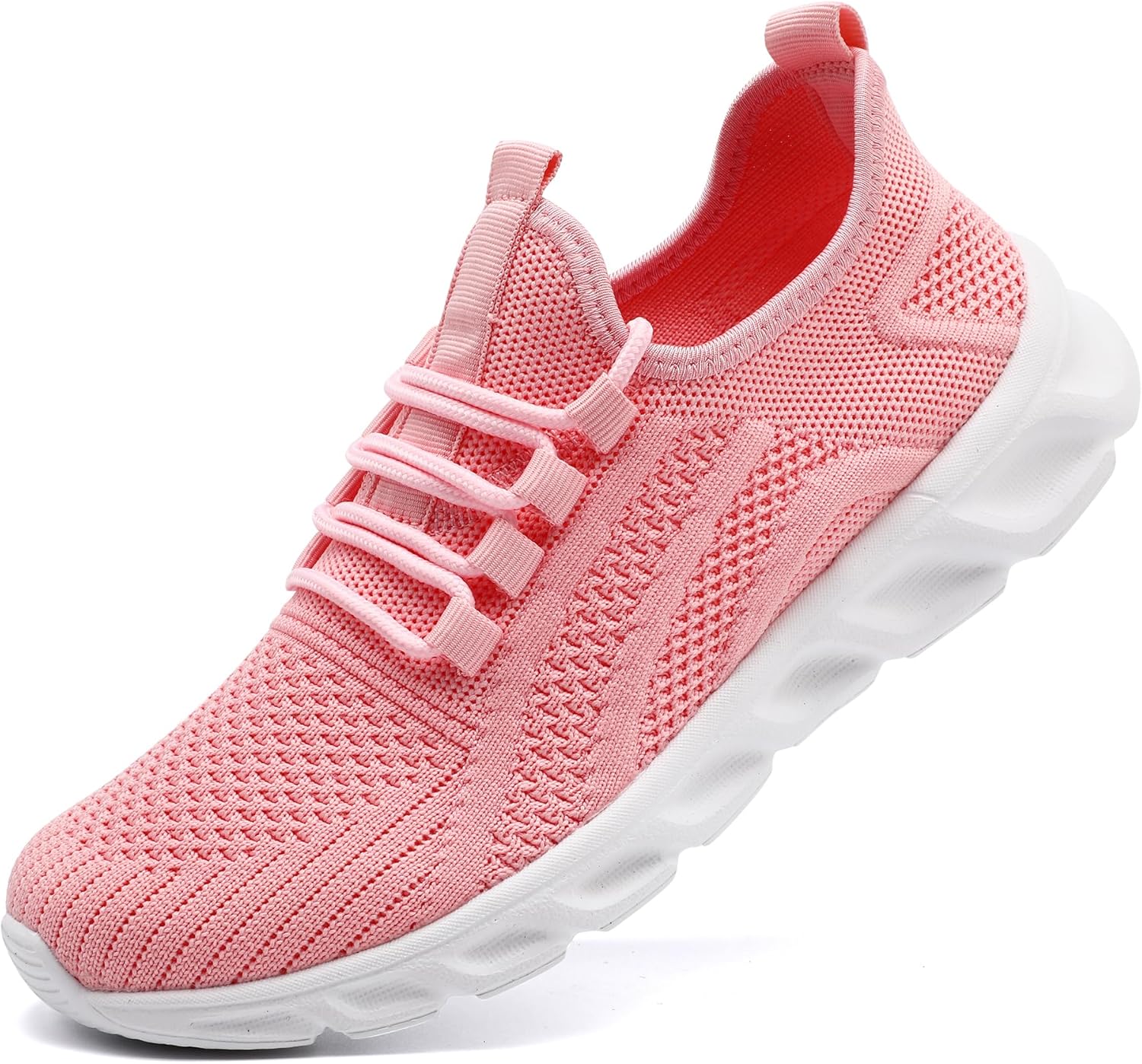 DLWKIPV Womens Tennis Shoes Sneakers Walking Running Gym Athletic Slip Resistant Shoes Casual Workout Shoes for Women Lightweight Breathable Comfortable