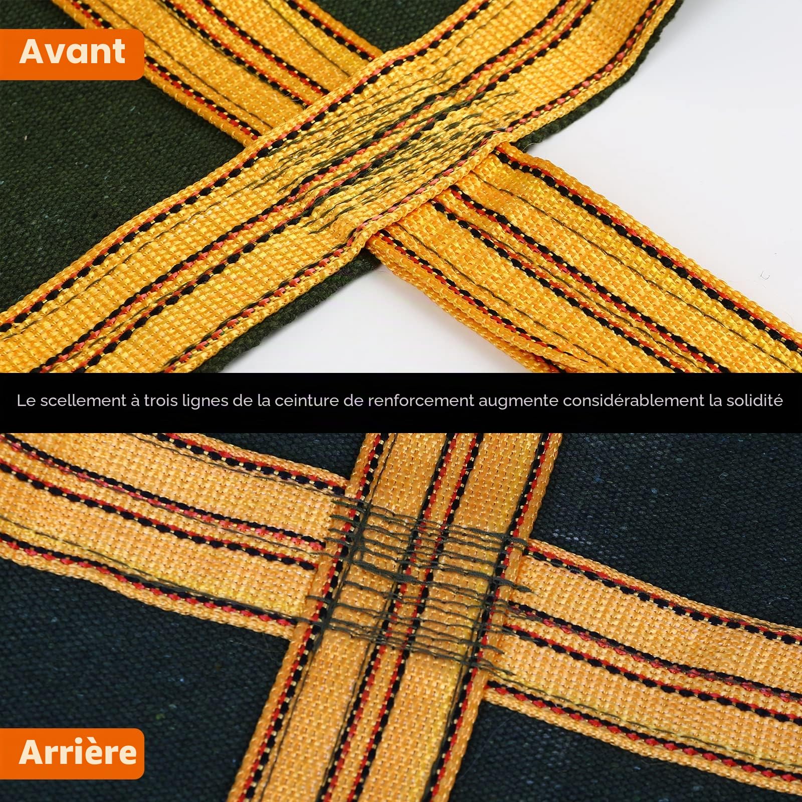 Filet de levage suspendu en nylon et toile, filet de chargement, filet de levage et de déchargement de marchandises (1 x 1 m/1 T)