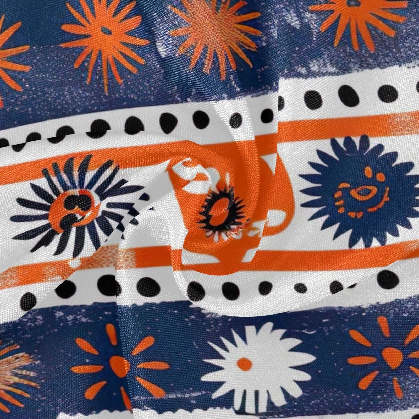 Wajiw 60 Inch Indoor Outdoor Round Tablecloth with Umbrella Hole and Zipper Waterproof Patio Table Cover for Camping Dining Room Party Outdoor Picnic,Aztec Pattern