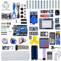 Vista 1 de Kit inicial completo para Arduino Uno R3 con tutorial (63 artículos) de Elegoo