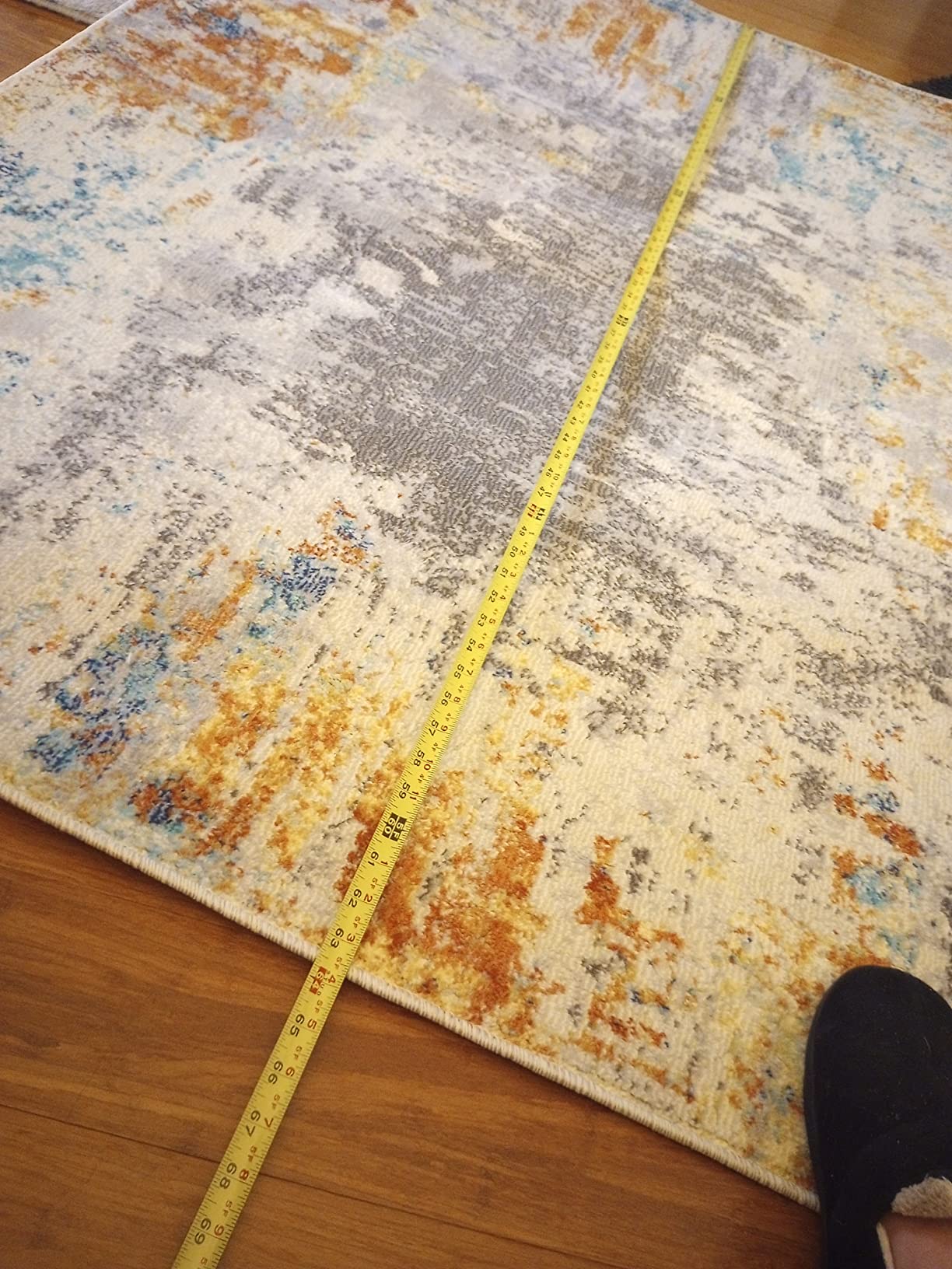 15/mo Finance LUXE WEAVERS Victoria Abstract Light Blue 5x7 Area Rug 9086 Buy Now, Pay Later