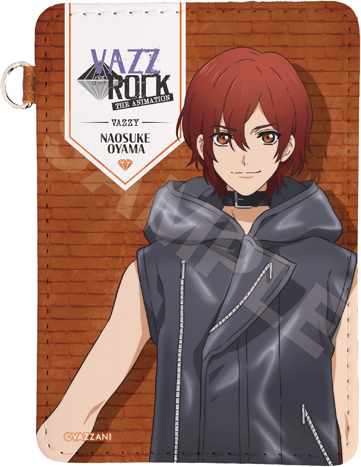 VAZZROCK The Animation 05 Naosuke Oyama Leather Pass Case