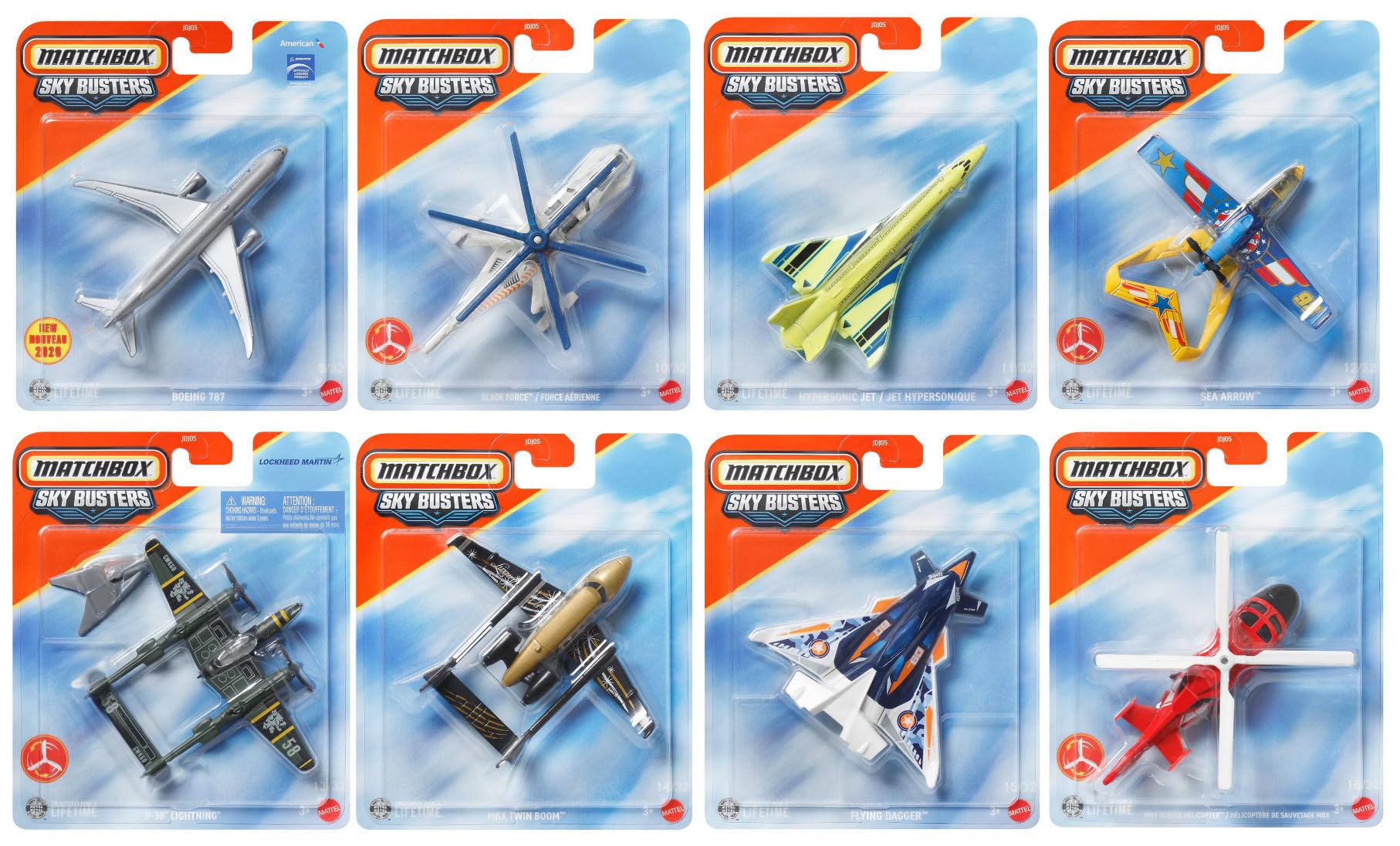 Amazon.co.jp: Matchbox Sky Busters ダイキャスト航空機コレクション