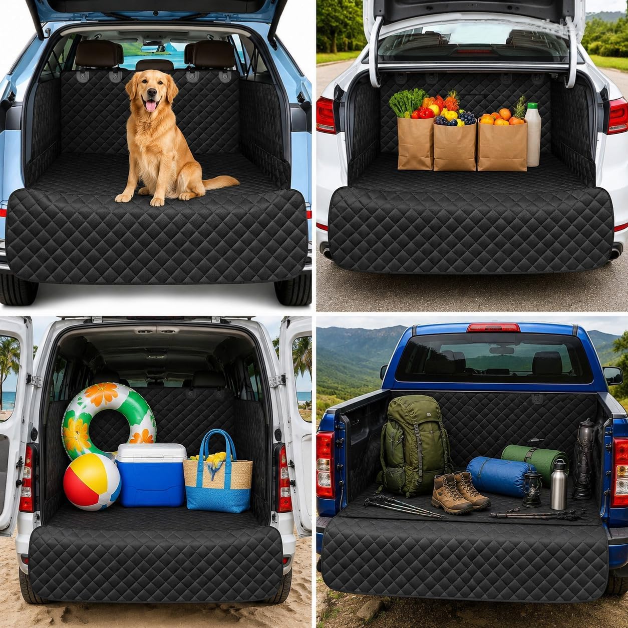 Tappeto Bagagliaio Cane per Honda HRV HR-V 2026 2025 2024, Protezione Premium Vasca Cani Anti Sporco Copertura Telo Auto Tappetino Carico