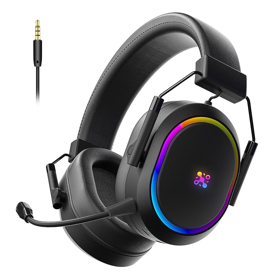 Amazon.com: Wireless Gaming Headset for PS5 PS4, 2.4 Ghz