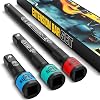 12 Impact Socket Extension Bar Set, 3 Piece Drive Extension Bar 75mm 125mm 250mm, CR-V Steel Wrench Extender for Manual Pneumatic Torque Wrench