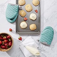 Vista 2 de Guantes KitchenAid, mini guantes de horno, de algodón, con agarre de silicona