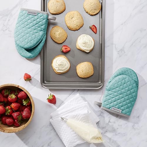 Miniatura 6 de KitchenAid Albany - Juego de toallas de cocina y mini guantes de horno (2 unidades)