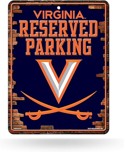 Vista 66 de Letrero de metal NCAA de 8.5 x 11 pulgadas, ideal para cueva de hombre, dormitorio, oficina, decoración del hogar Primario