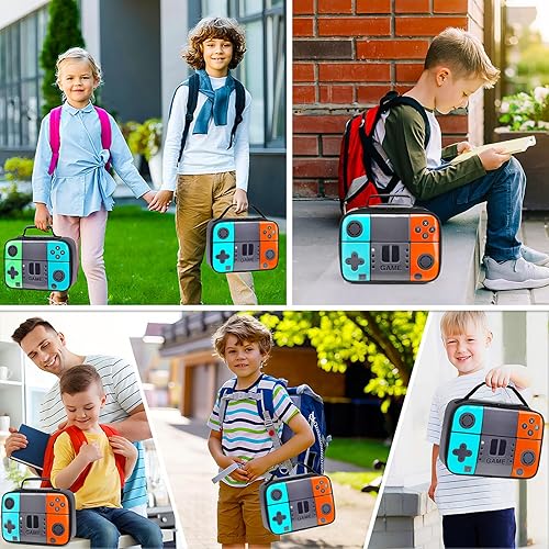 Miniatura 8 de Tongtai Lonchera para niños bolsa de almuerzo aislada de cuero bolsa de almuerzo térmica para la escuela bolsa de almuerzo aislada para niños niñas