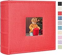 Vista 23 de Álbum de fotos de 8 x 10 pulgadas, paquete de 2 libros de fotos de lino, álbum de 26 páginas con capacidad para 52 fotos, carpeta de presentación