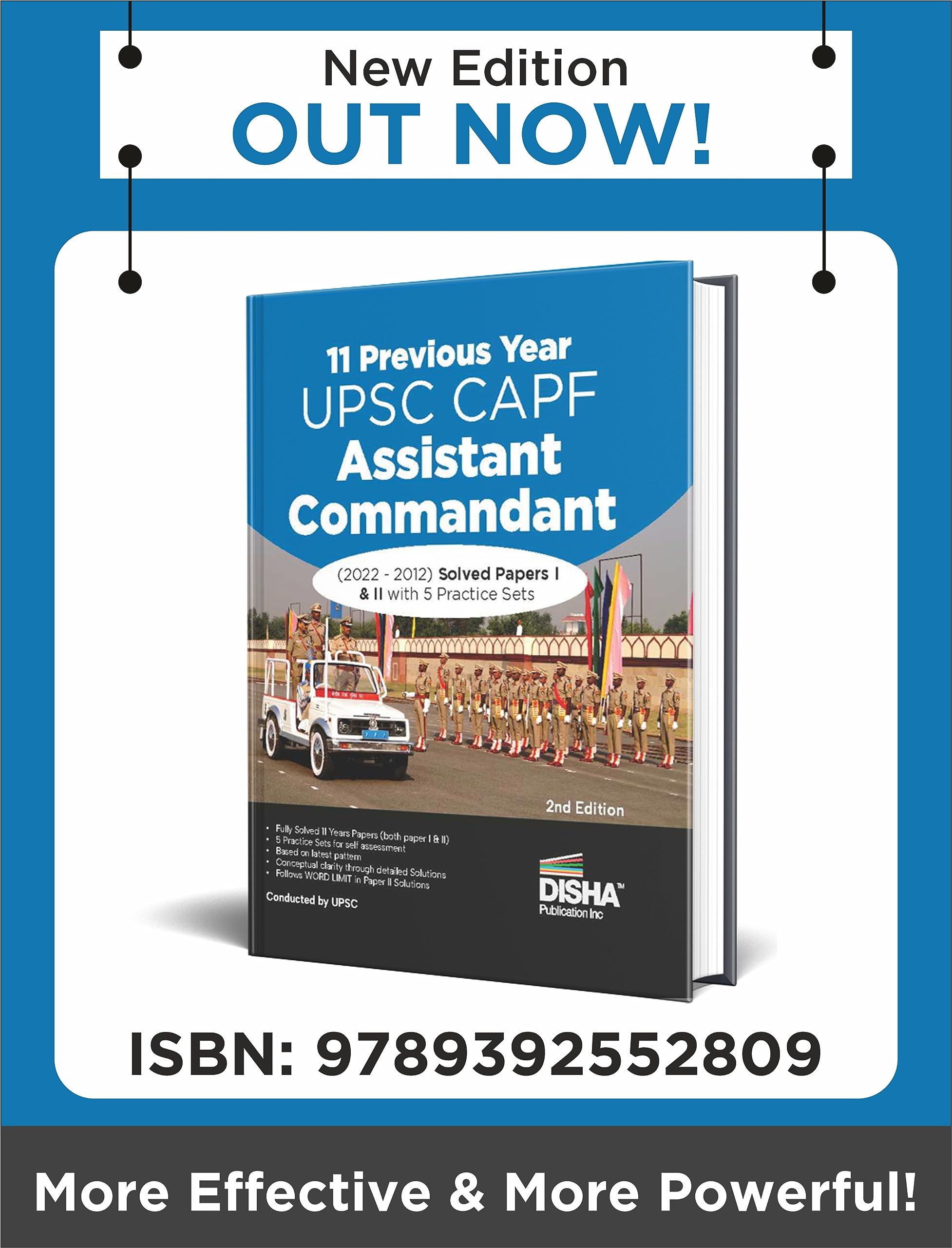 10 Years UPSC CAPF Assistant Commandant (2021 - 2012) Solved Papers I & II with 5 Practice Sets 1