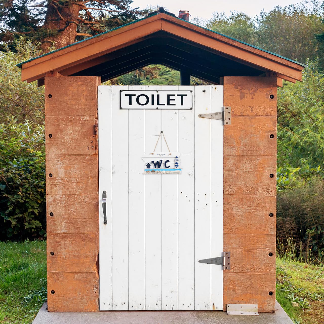 Targa In Legno Per WC Con Frasetta Divertente – CRASPIRE – 20x13 Cm – Positiva Life - 3