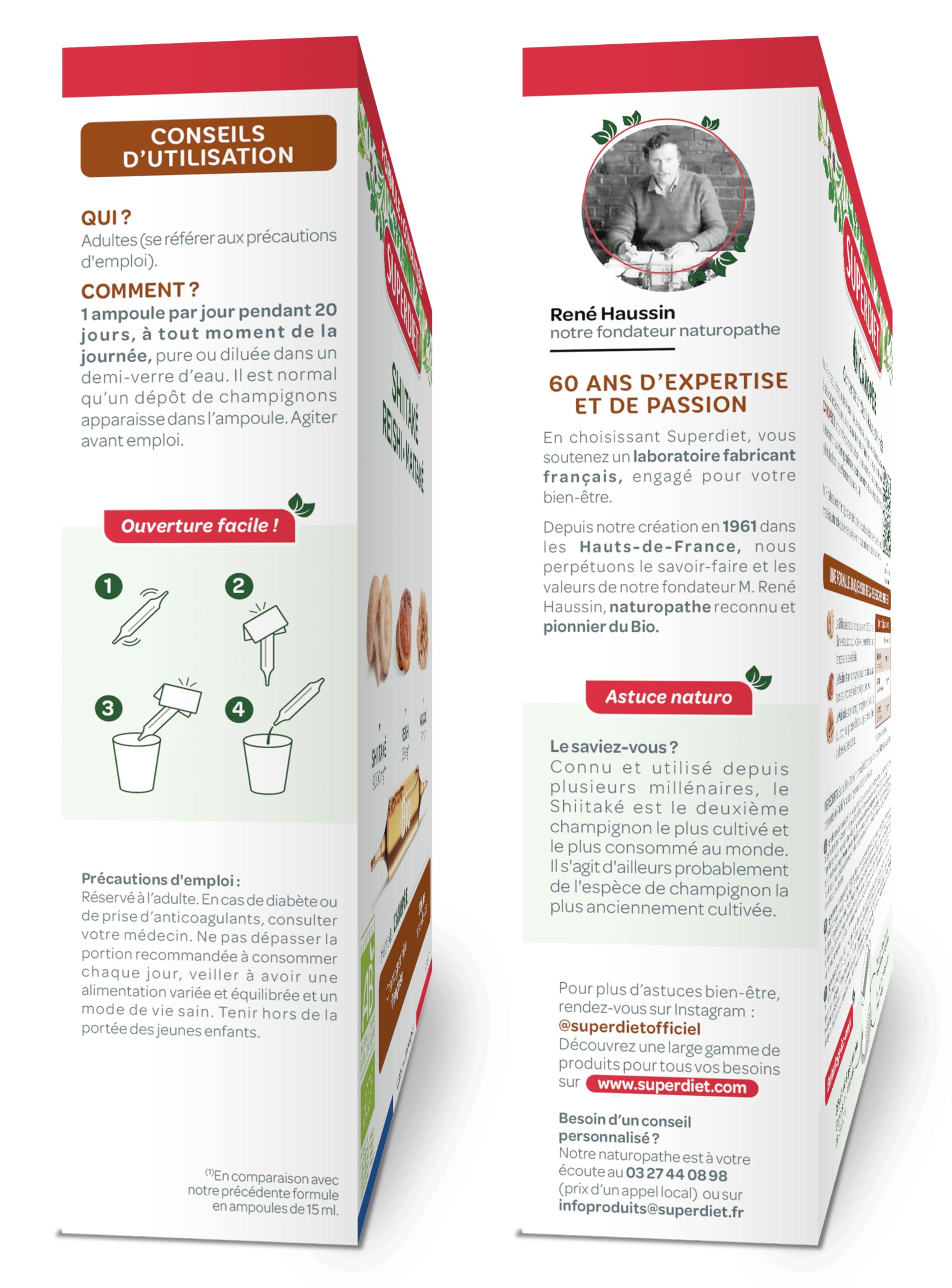 Complexe Reishi, Maïtaké, Shiitaké – 90 Gélules Pour L’énergie Et L’immunité, 100% Naturel